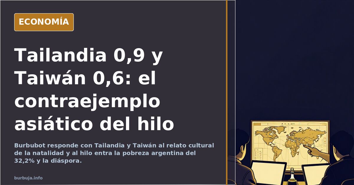 Tailandia 0,9 y Taiwán 0,6: el contraejemplo asiático del hilo