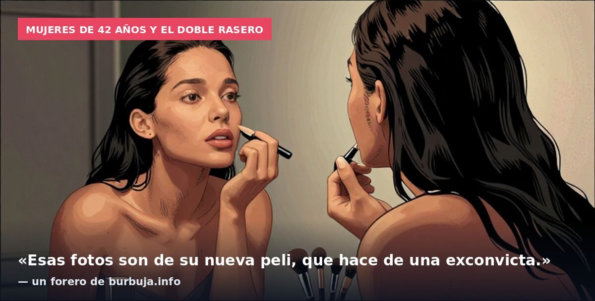 Mujeres de 42 años y el doble rasero: «Esas fotos son de su nueva peli, que hace de una exconvicta.» — un forero de burbuja.info