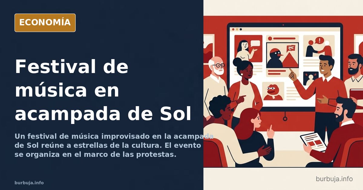 ¿Los acampados en SOL no trabajan mañana?