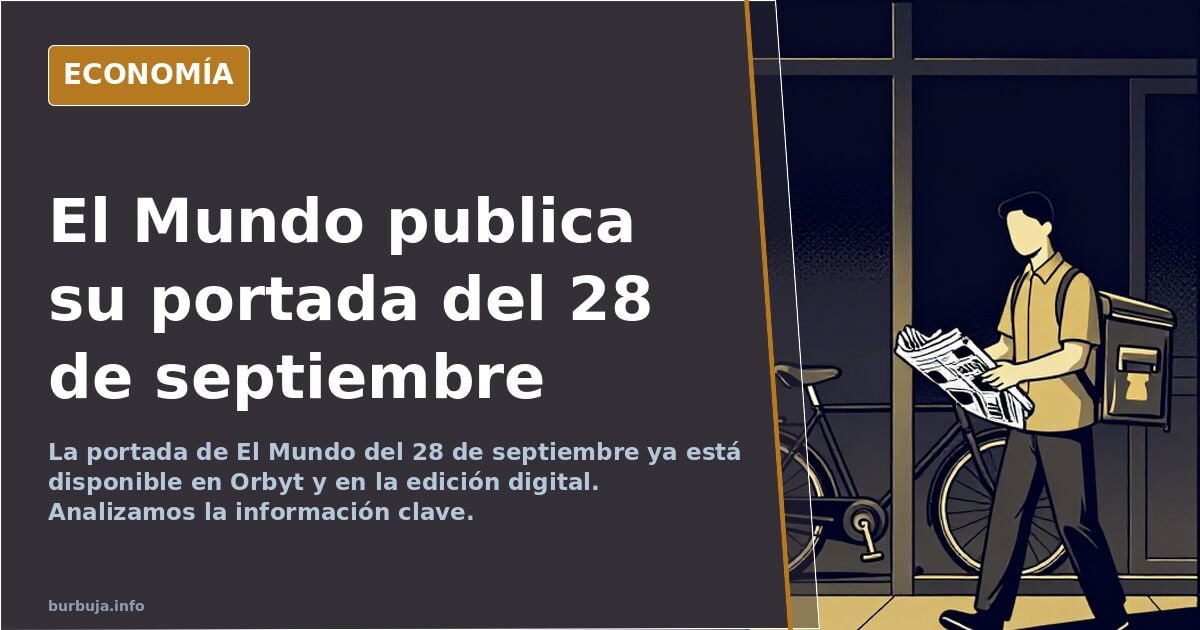 La portada de El Mundo de mañana