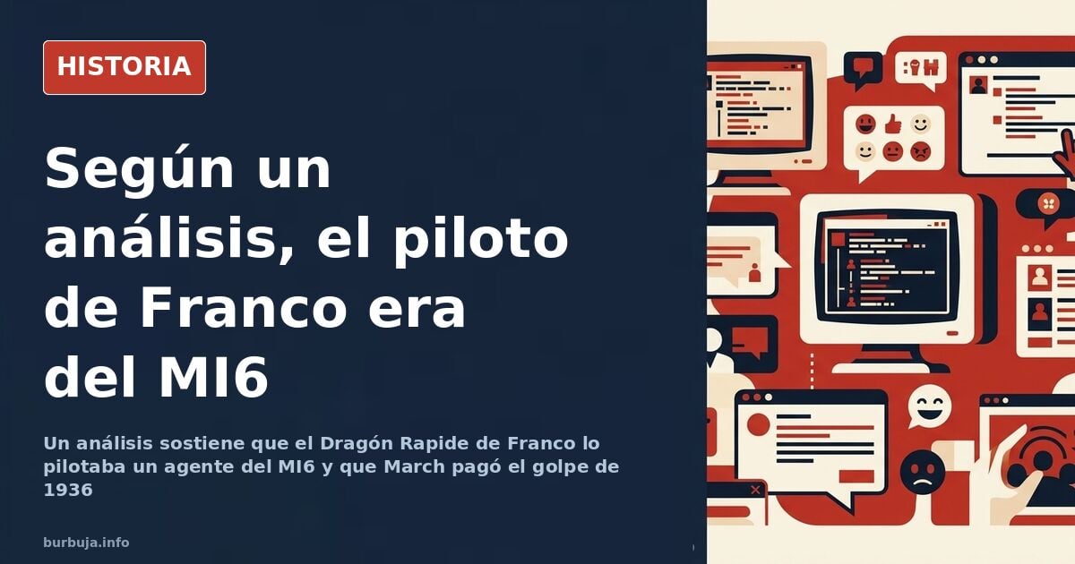 El Dragón Rapide, el avión que trasladó a Franco de Canarias a Marruecos en julio de 1936