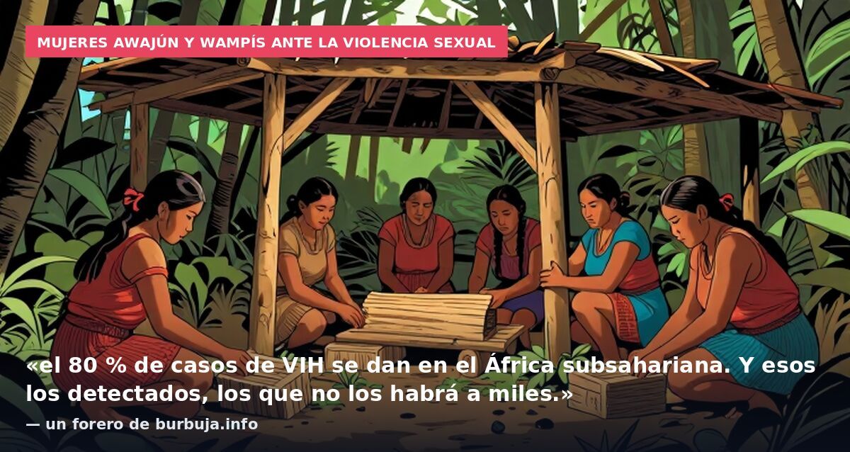Mujeres awajún y wampís ante la violencia sexual: «el 80 % de casos de VIH se dan en el África subsahariana. Y esos los detectados, los que no los habrá a miles.» — un forero de burbuja.info
