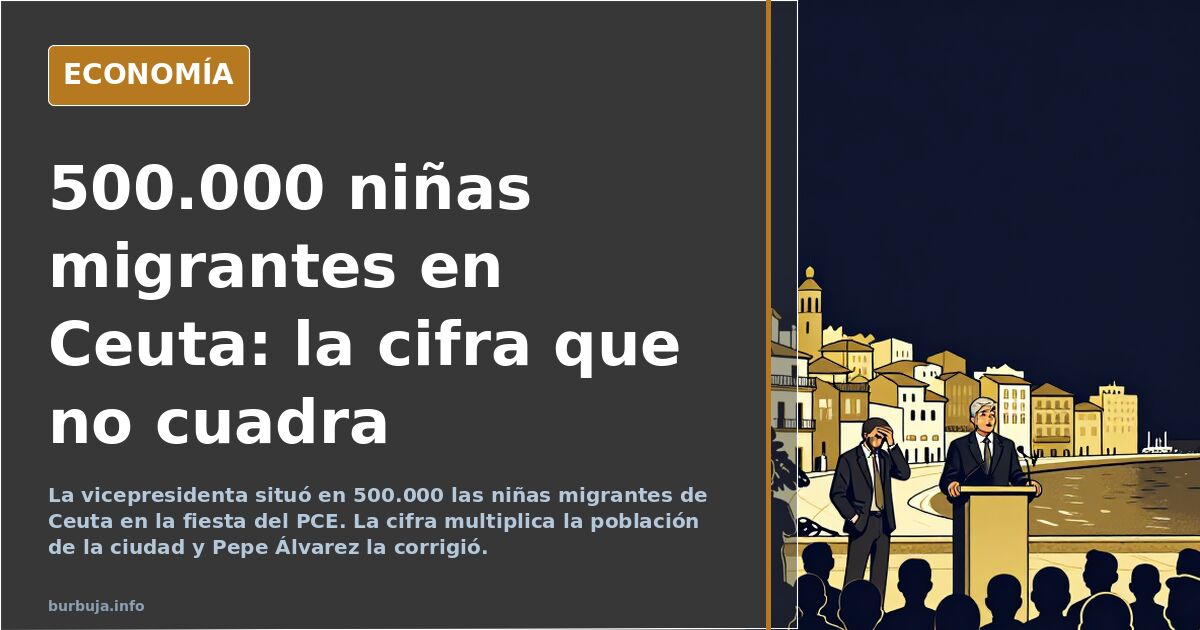 Sala de un acto político con atril y banderas institucionales, escenario de la declaración sobre las niñas migrantes en Ceuta