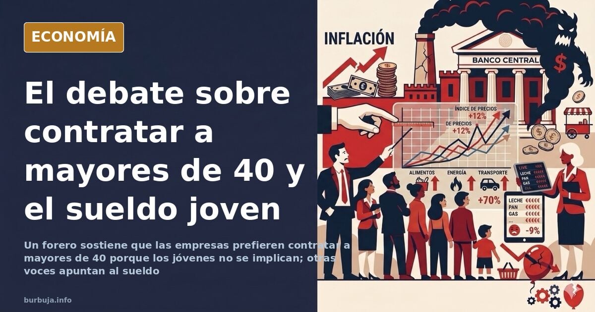 Ilustración editorial de un apretón de manos entre un candidato sénior y un reclutador en una sala de entrevistas