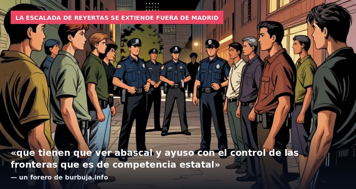 La escalada de reyertas se extiende fuera de Madrid: «que tienen que ver abascal y ayuso con el control de las fronteras que es de competencia estatal» — un forero de burbuja.info