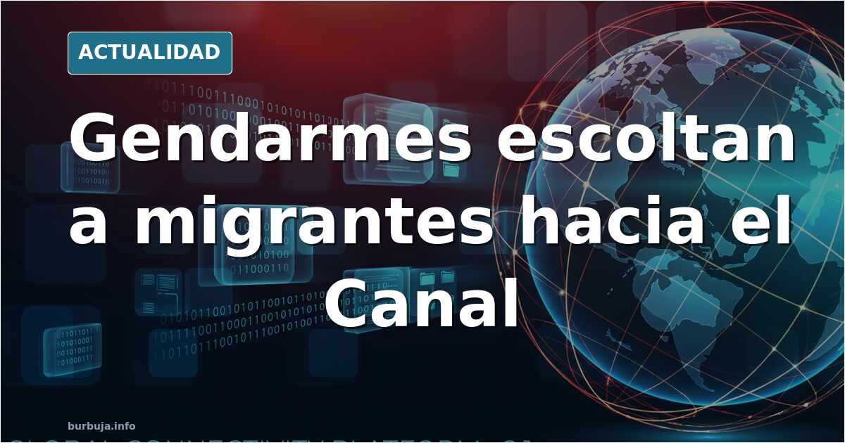 Los gendarmes guían a los forasteros hacia las dunas mientras estos se dirigen a realizar un cruce ilegal del Canal de la Mancha