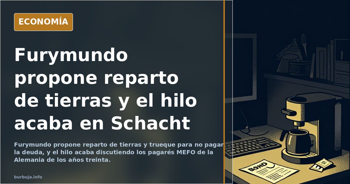 Furymundo propone reparto de tierras y el hilo acaba en Schacht