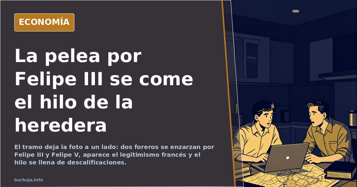 La pelea por Felipe III se come el hilo de la heredera