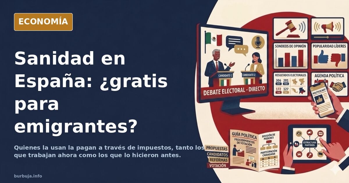 "La salud en España es gratis para los emigrantes. Te amo España hermosa"