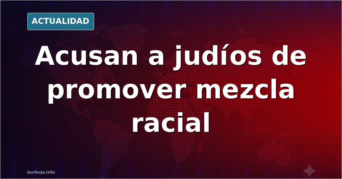 Todos los promotores de zoofilia con blancos son judíos