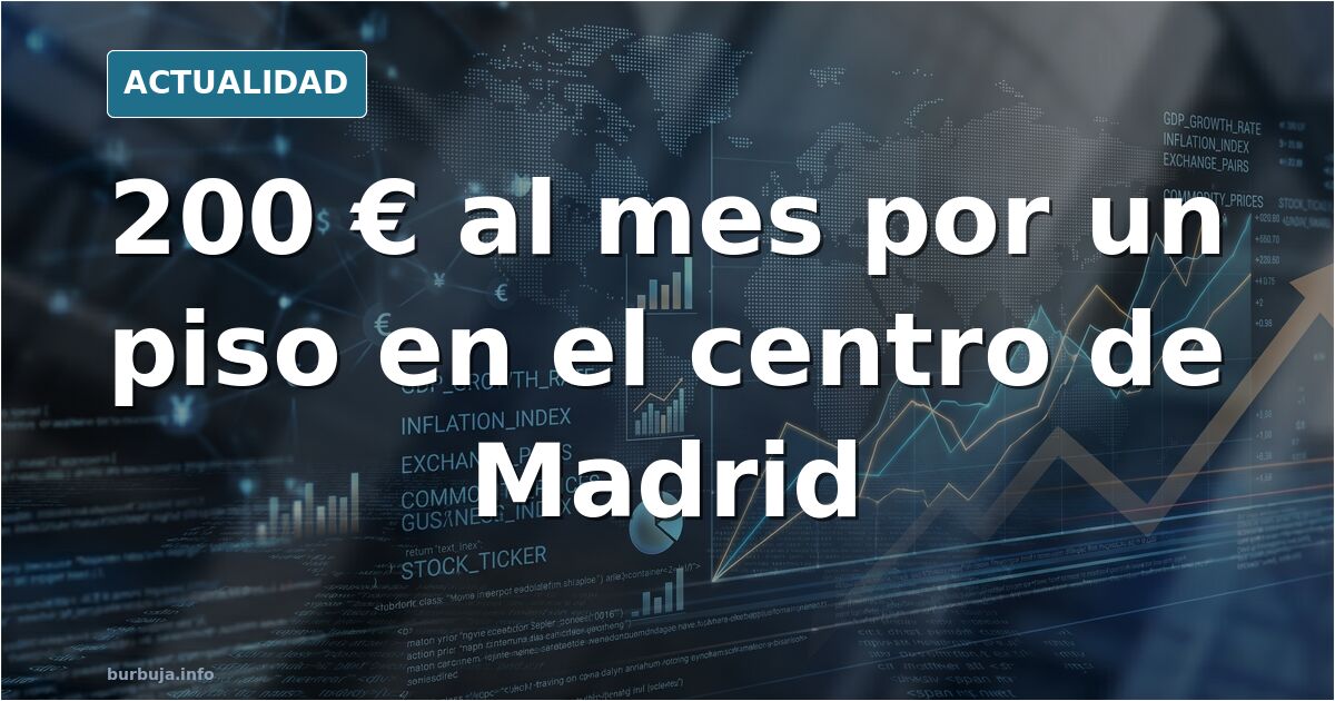 Fachada de un edificio clásico del centro de Madrid, escenario del alquiler de renta antigua de 200 euros del caso de la inqu