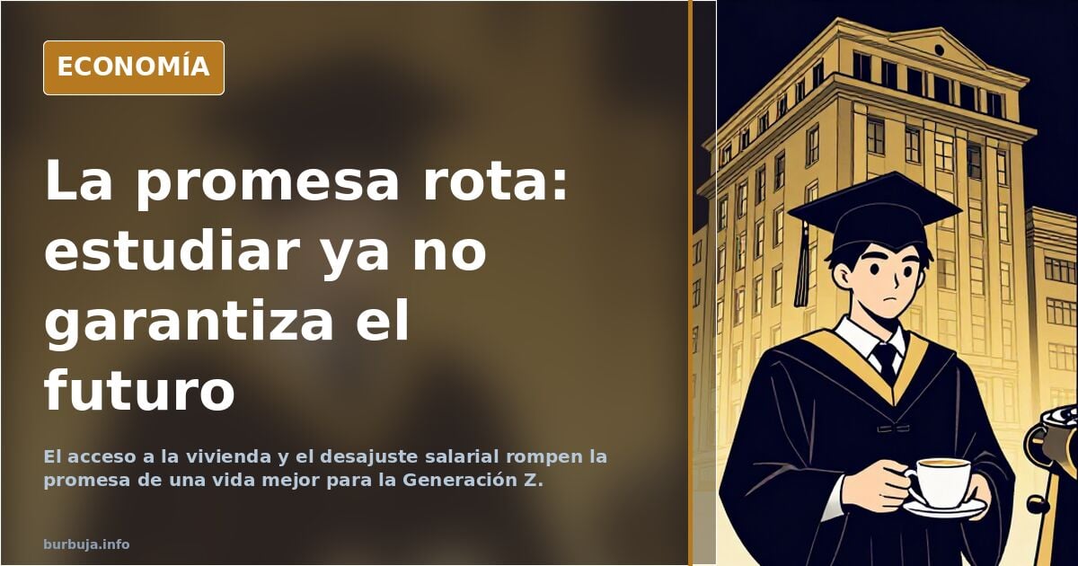 La promesa rota de la Generación Z (estudia, trabaja y... ¿para qué?)