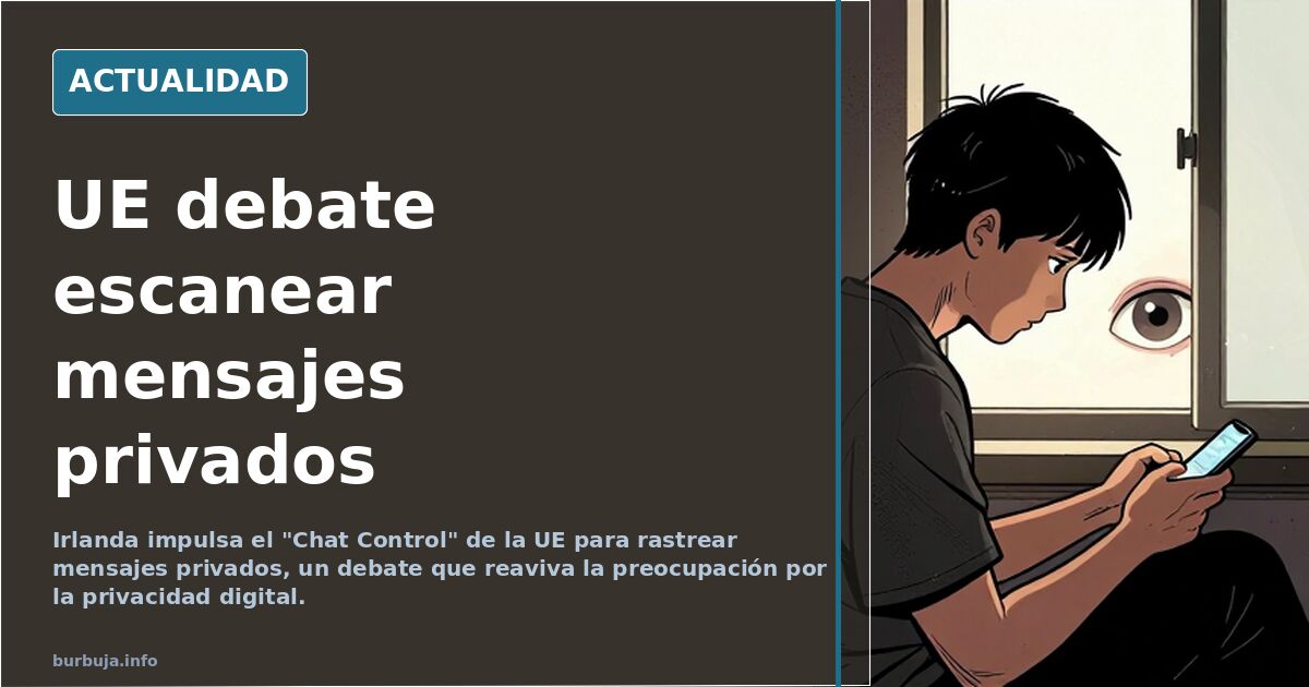 Chat control, el punto final a la victoria proge. Todo lo demás son chorradas en comparacion