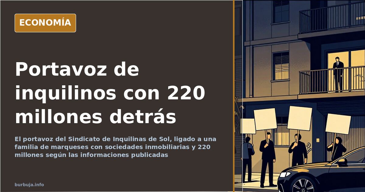 Fachada de un edificio de viviendas junto a un gráfico de precios del alquiler