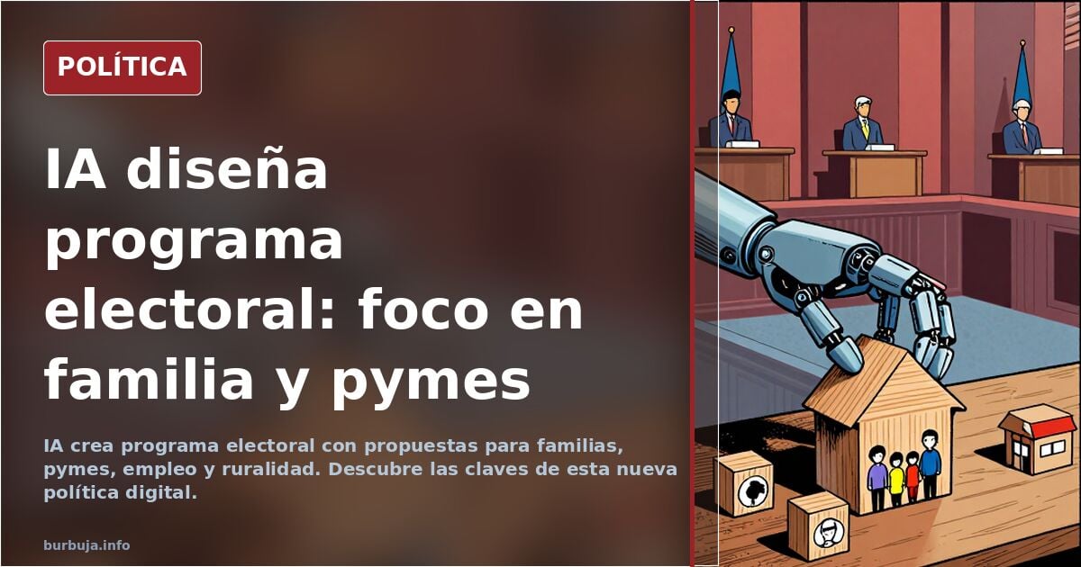 He hecho un programa electoral con la ayuda de la IA