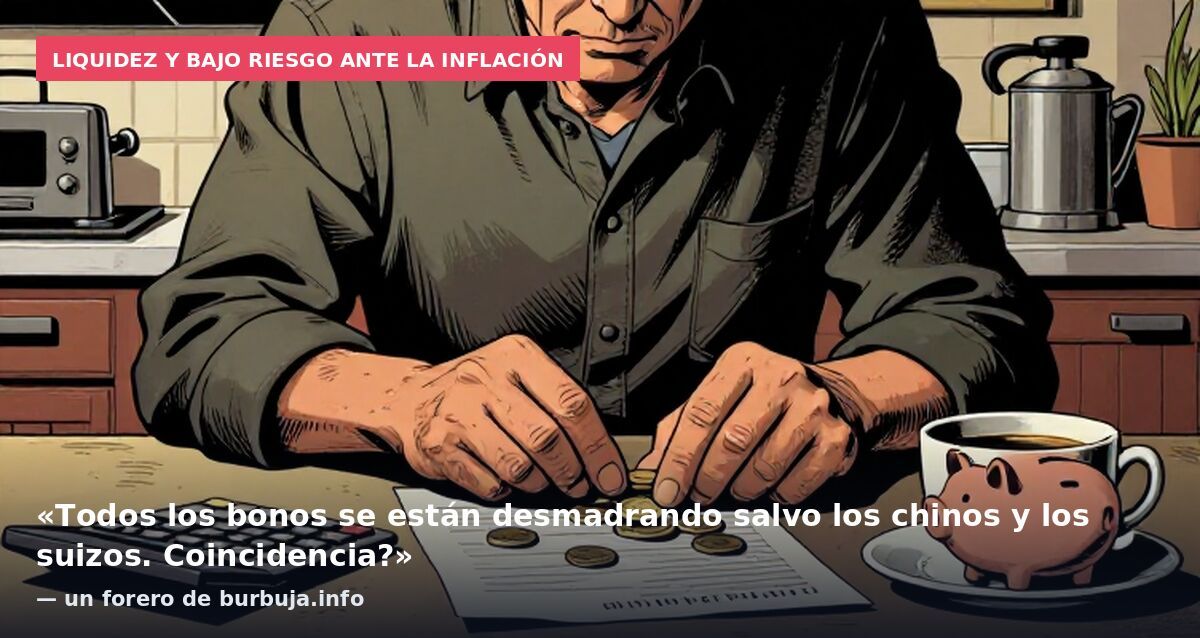 Liquidez y bajo riesgo ante la inflación: «Todos los bonos se están desmadrando salvo los chinos y los suizos. Coincidencia?» — un forero de burbuja.info
