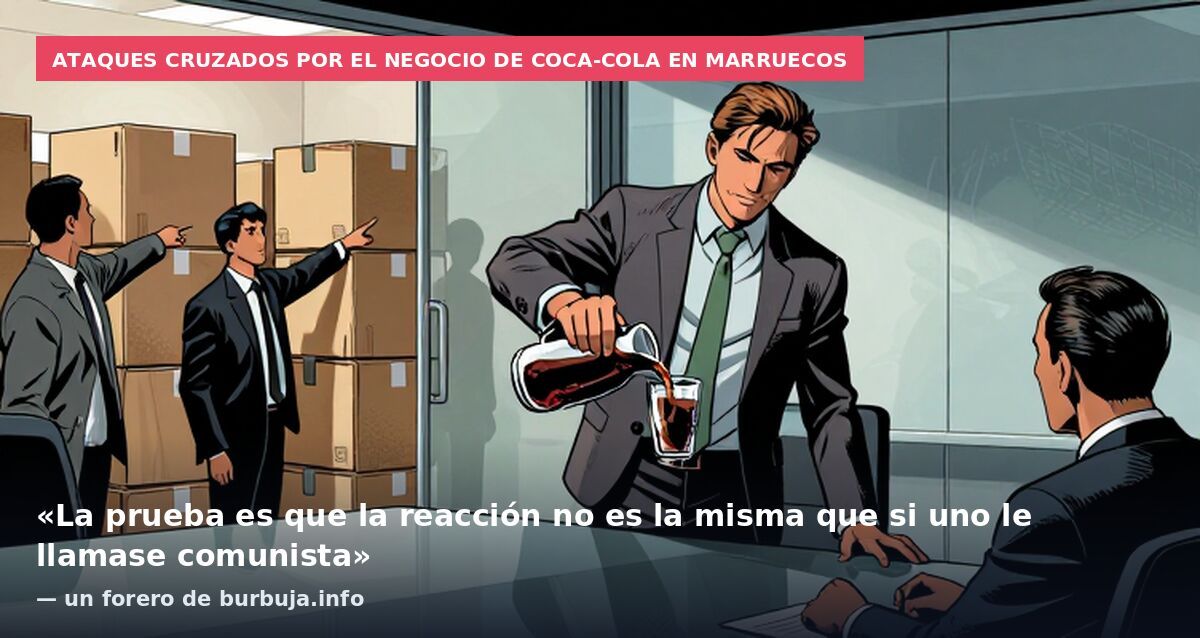Ataques cruzados por el negocio de Coca-Cola en Marruecos: «La prueba es que la reacción no es la misma que si uno le llamase comunista» — un forero de burbuja.info