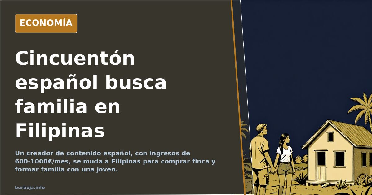 CINCUENTON se va a FILIPINAS a montar una familia con una vienteañera