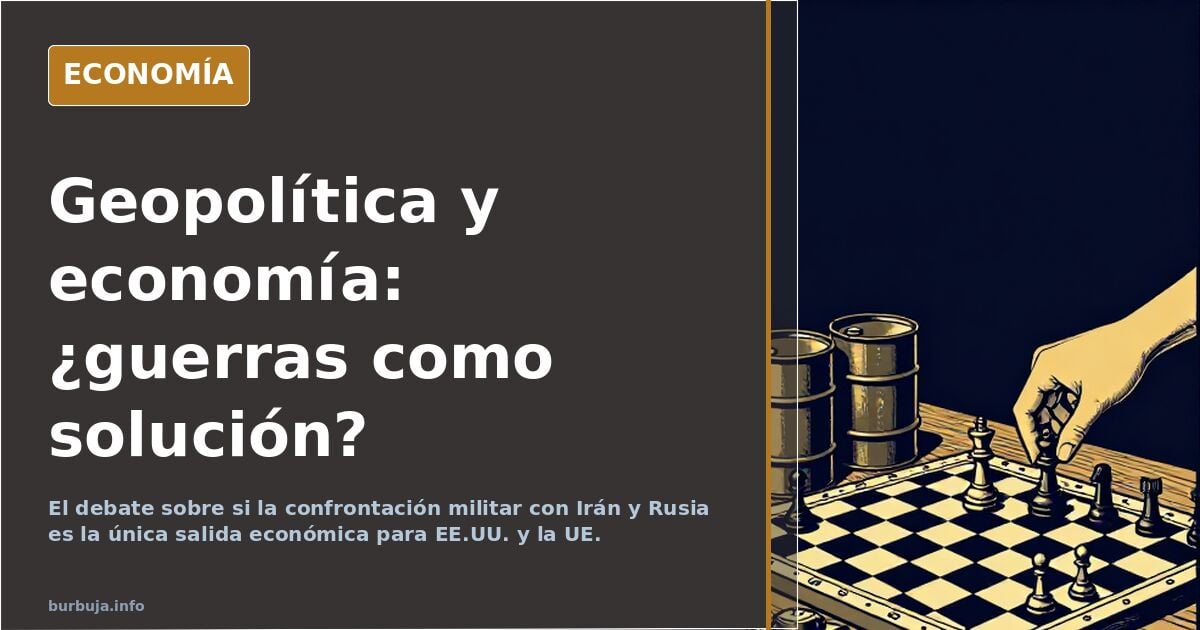 La única salida de EEUU es explotar y controlar Iran, la única salida de la UE es explotar y controlar Rusia.