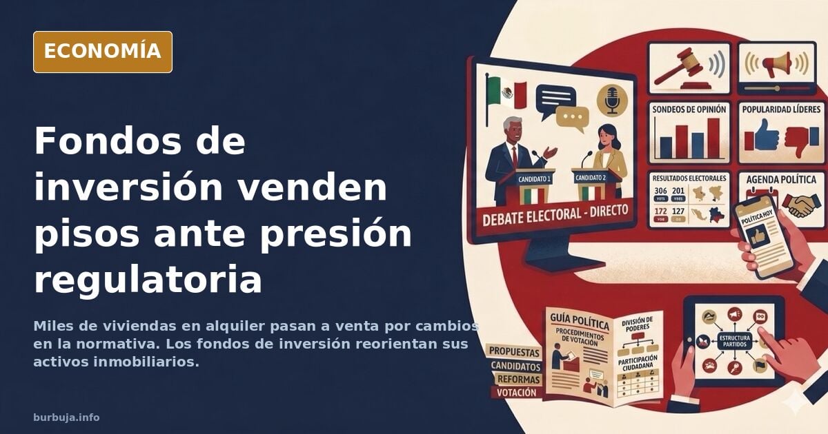 DEP alquiler: "Los fondos huyen del alquiler: miles de pisos pasan a la venta ante la presión regulatoria"