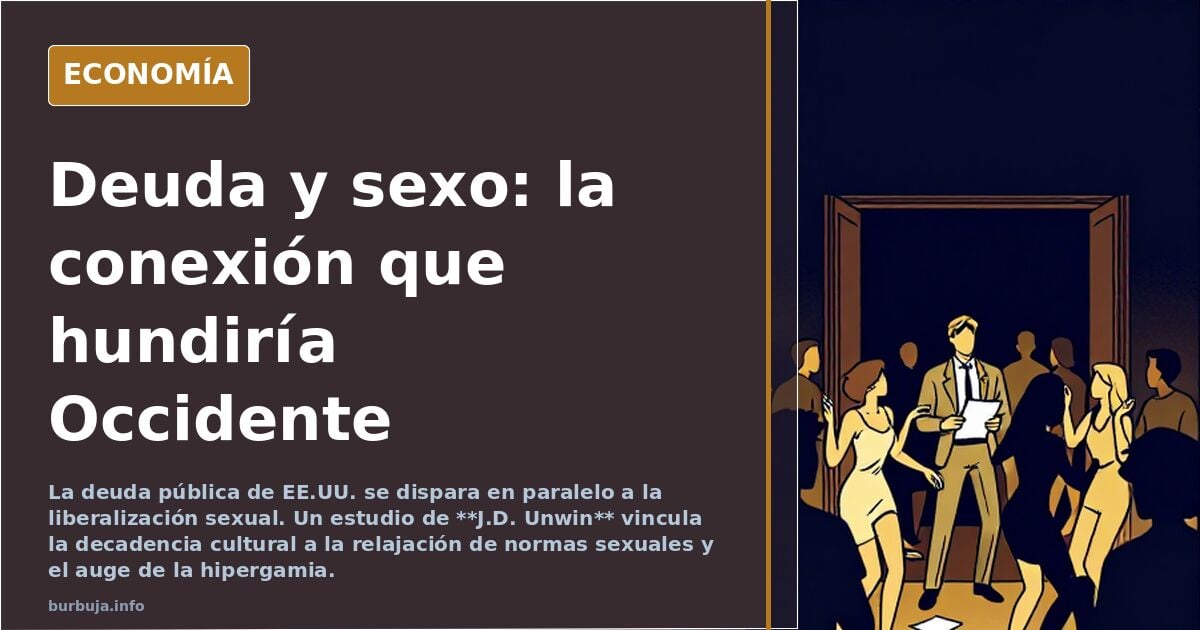 El fin de Occidente: liberación sensual vs deuda pública