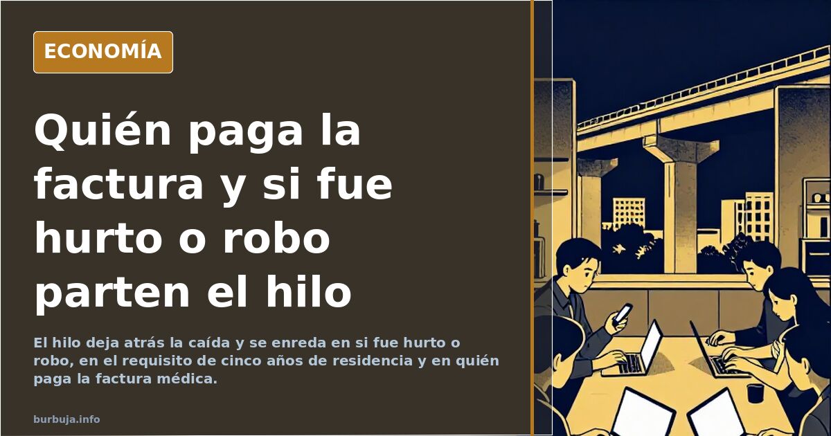 Quién paga la factura y si fue hurto o robo parten el hilo