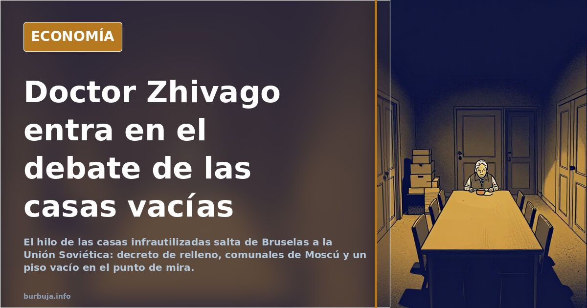 Doctor Zhivago entra en el debate de las casas vacías