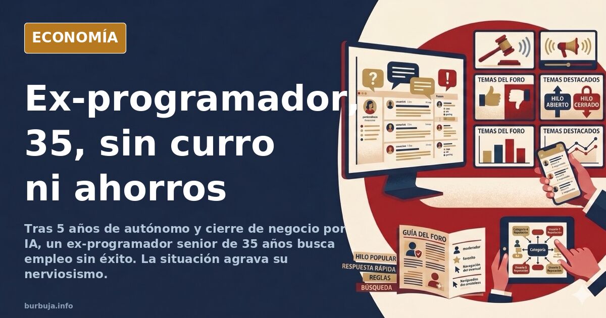 NO HAY CURRO, me estoy empezando a poner NERVIOSO, ex-programador dentro