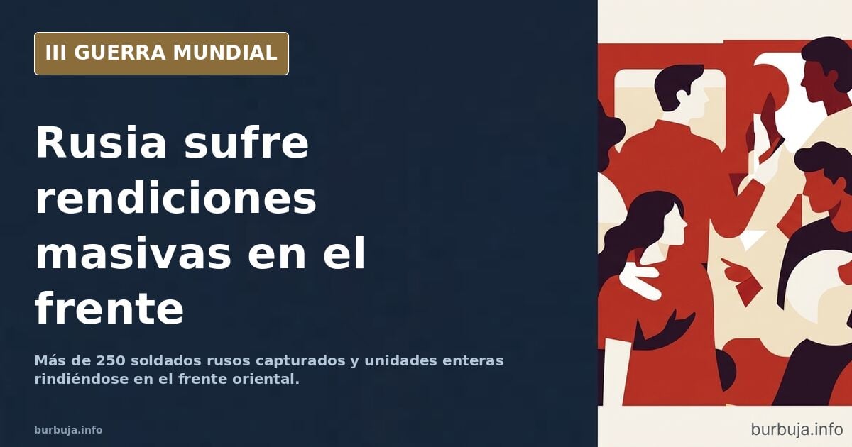 Gran grupo de Rusos se rinden (Incluye un zaino)