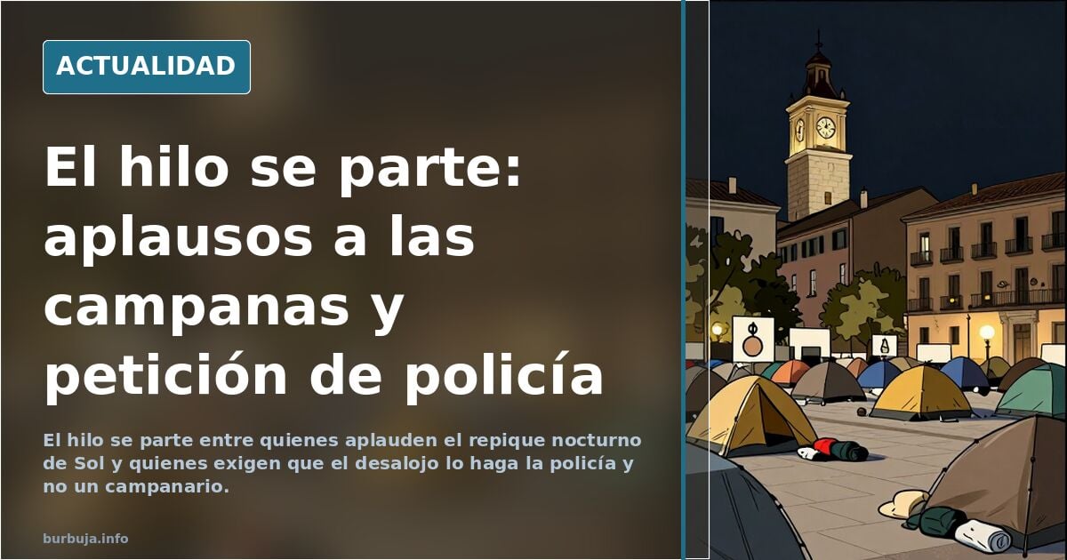 Campanas cada cuarto de hora en la Puerta del Sol