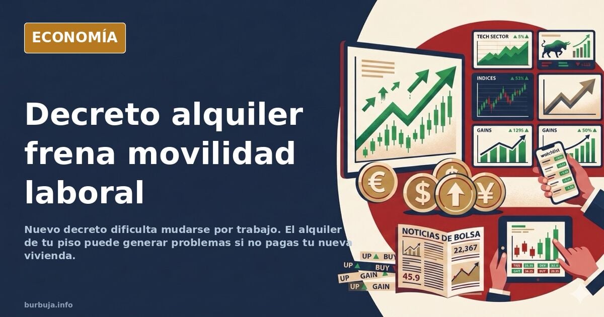 El nuevo DECRETO DE ALQUILER a todos los efectos IMPIDE QUE TE TRASLADES A OTRA CIUDAD si encuentras UN NUEVO TRABAJO MEJOR y lo EXPLICO DENTRO....