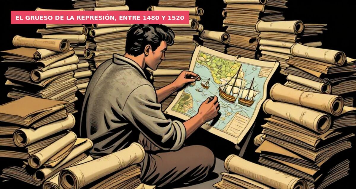 El grueso de la represión, entre 1480 y 1520