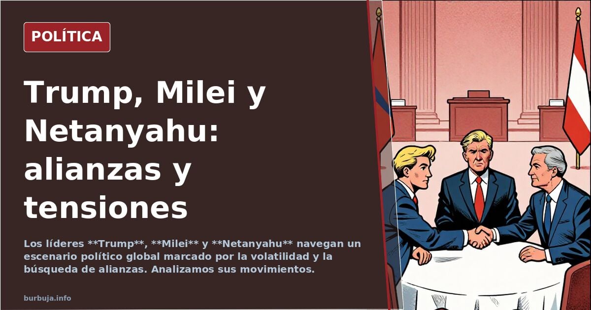 TRUMP DESESPERADO , MILEI DESATADO y NETANYAHU ENCANTADO, Ortega Smith incluido
