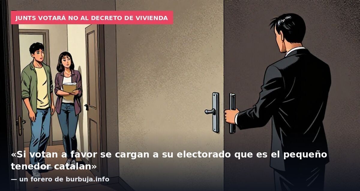 JUNTS votará NO al DECRETO.
