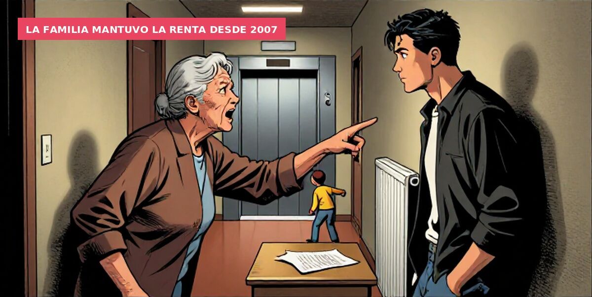 La familia mantuvo la renta desde 2007