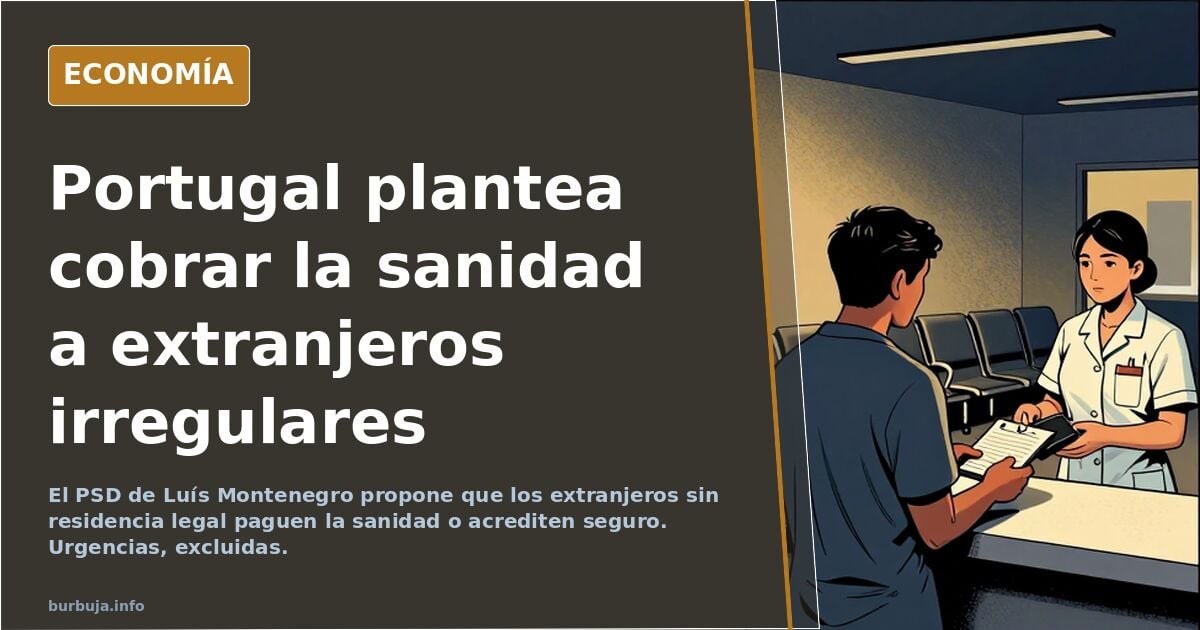 Portugal prohibirá el acceso gratuito a la sanidad pública a extranjeros no residentes o en situación ilegal