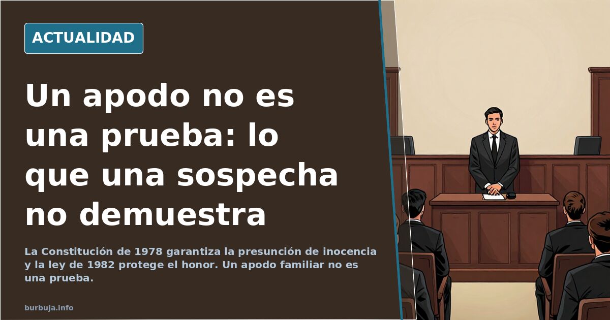 Oye, lo digo al menos para que se sepa, la derecha al menos supo que no fui yo.