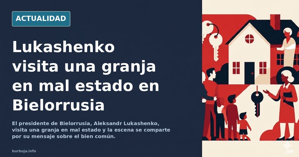Lukashenko va a una granja