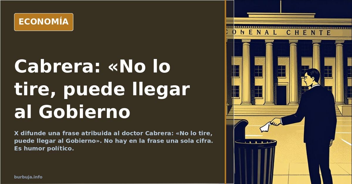 Doctor Cabrera humilla al gobierno y a los podemitas