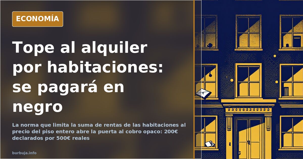 Edificio de viviendas con habitaciones alquiladas por separado y contratos apilados encima de una mesa