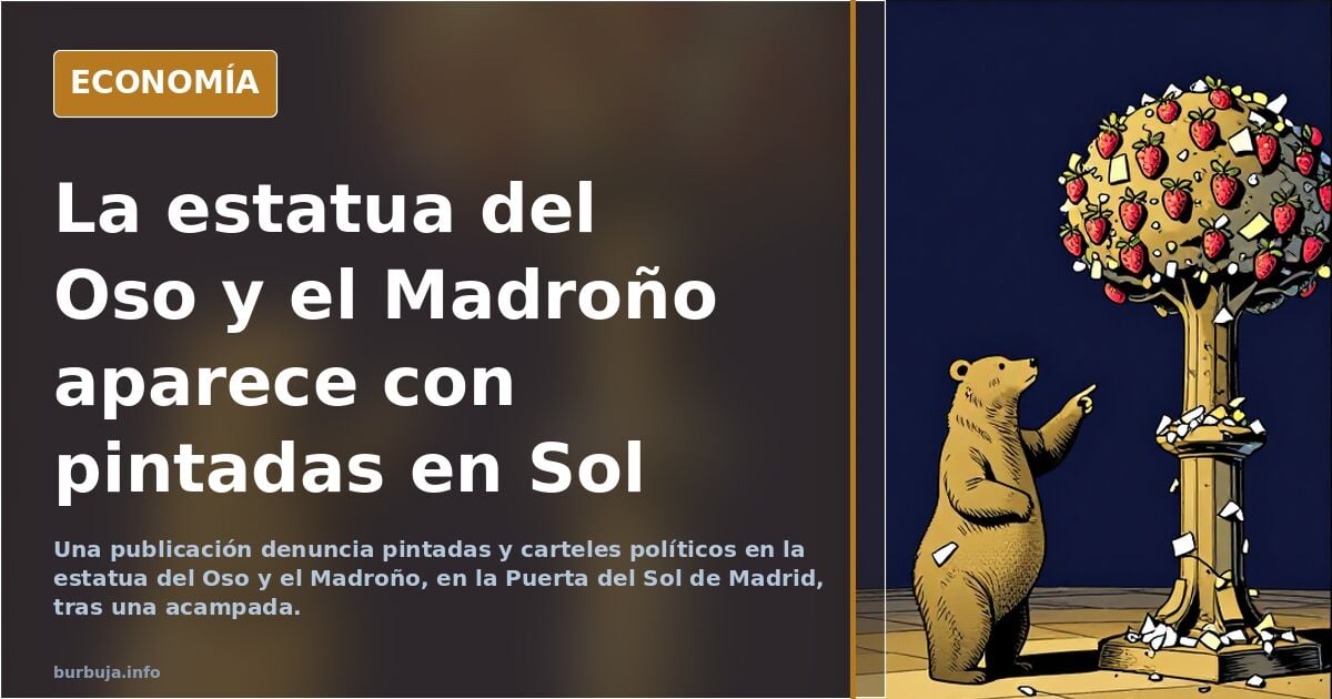 Última hora El Oso aparece vandalizado por los comunistas