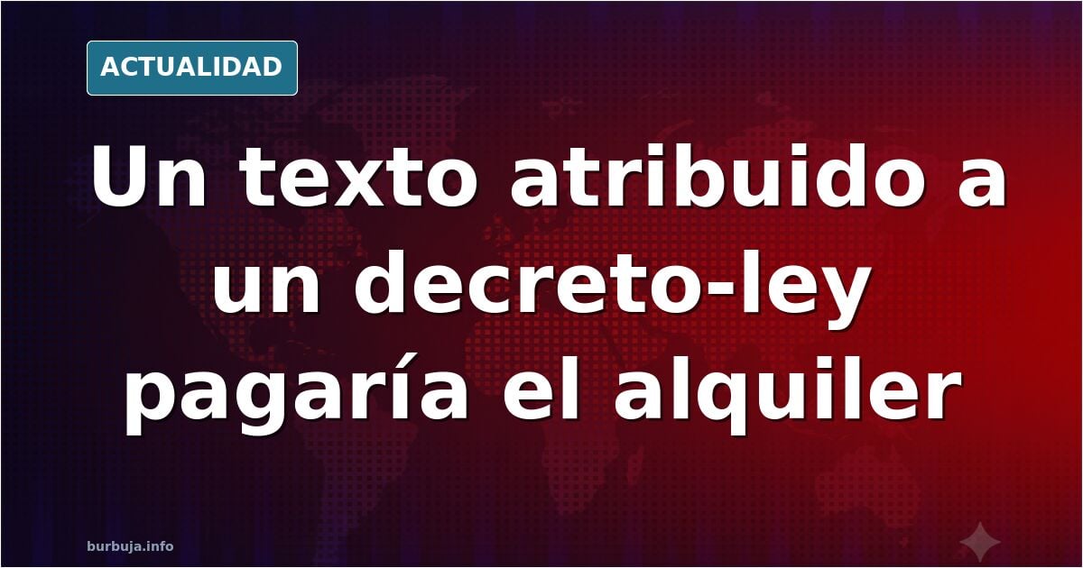 Otra: ¡¡la Administración te paga el alquiler!!
