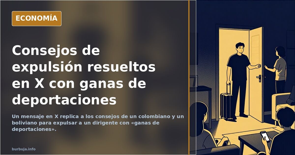 Colombiano y boliviano aconsejan a los españoles que se organicen para echar al Perro, o si no se vuelven a sus países