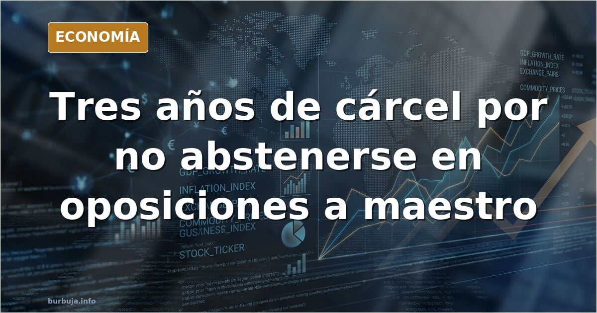 TRES AÑOS DE CARCEL tras ser DENUNCIADO por el MARIDO DE LA OPOSITORA con la que "mantenía una relación" mientras ESTABA EN EL TRIBUNAL....jajaja