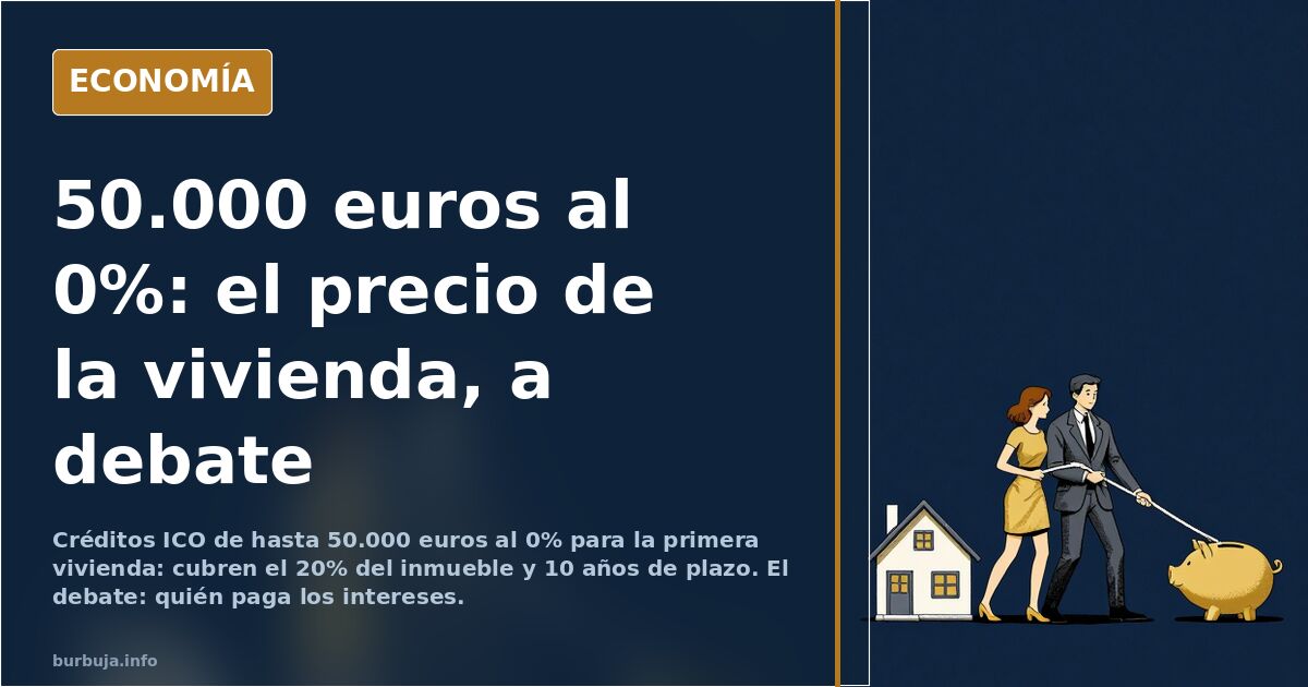 Ilustración editorial de edificios de viviendas con una llave dorada y una flecha al alza sobre el precio de la vivienda