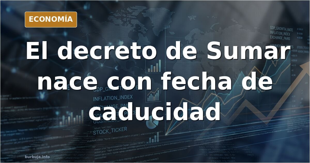 Sede del Congreso de los Diputados con un documento oficial sellado y una fecha de caducidad sobre el decreto de alquileres