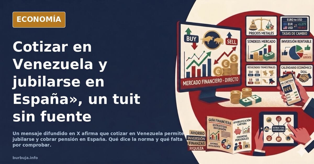 “¿Tus padres cotizaron en Venezuela?
Ahora pueden jubilarse y recibir su pensión en España”