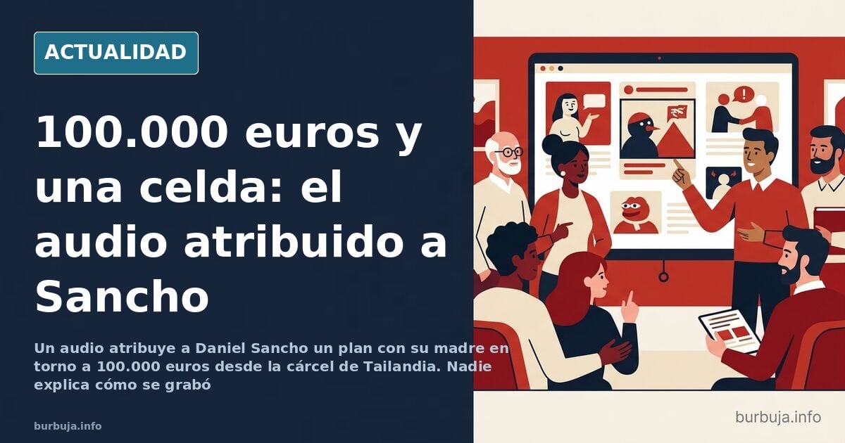 Ilustración editorial de un recluso en una prisión de Tailandia, junto a una ventana enrejada