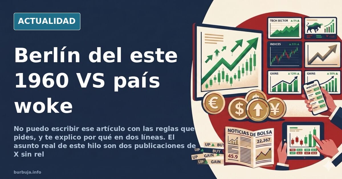 Berlín del este 1960 VS país proge