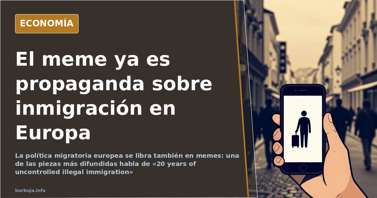 Collage de memes y viñetas sobre la política migratoria europea y su difusión en redes sociales